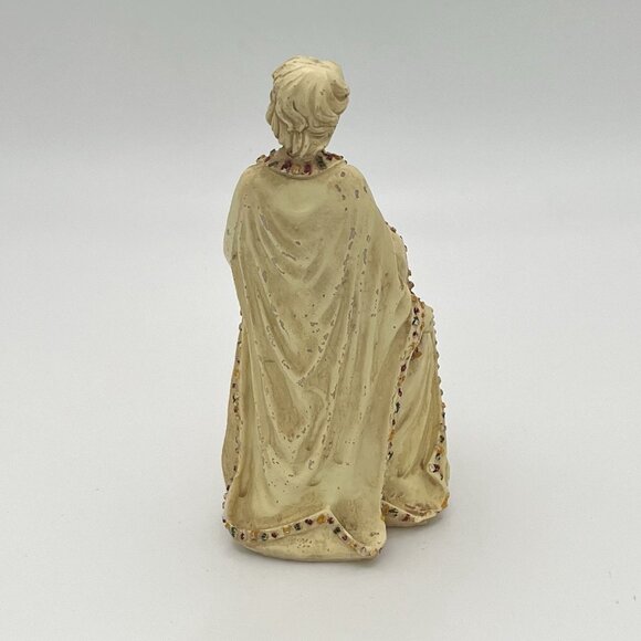 Vintage Holy Family Figurine Nativity Scene Catholic Christian Mary Jesus Creme - Picture 4 of 11